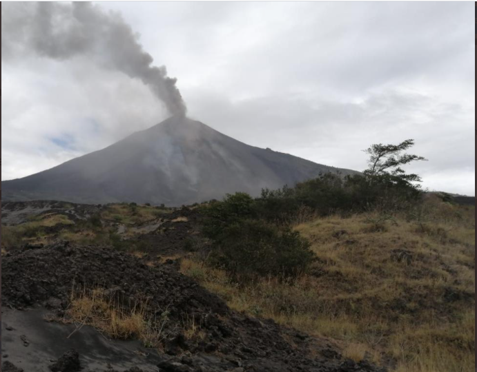 Volcán de Pacaya mantiene alta actividad eruptiva