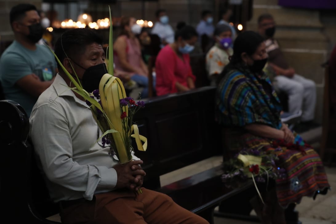 Guatemaltecos conmemoran el Domingo de Ramos./Foto: DCA.