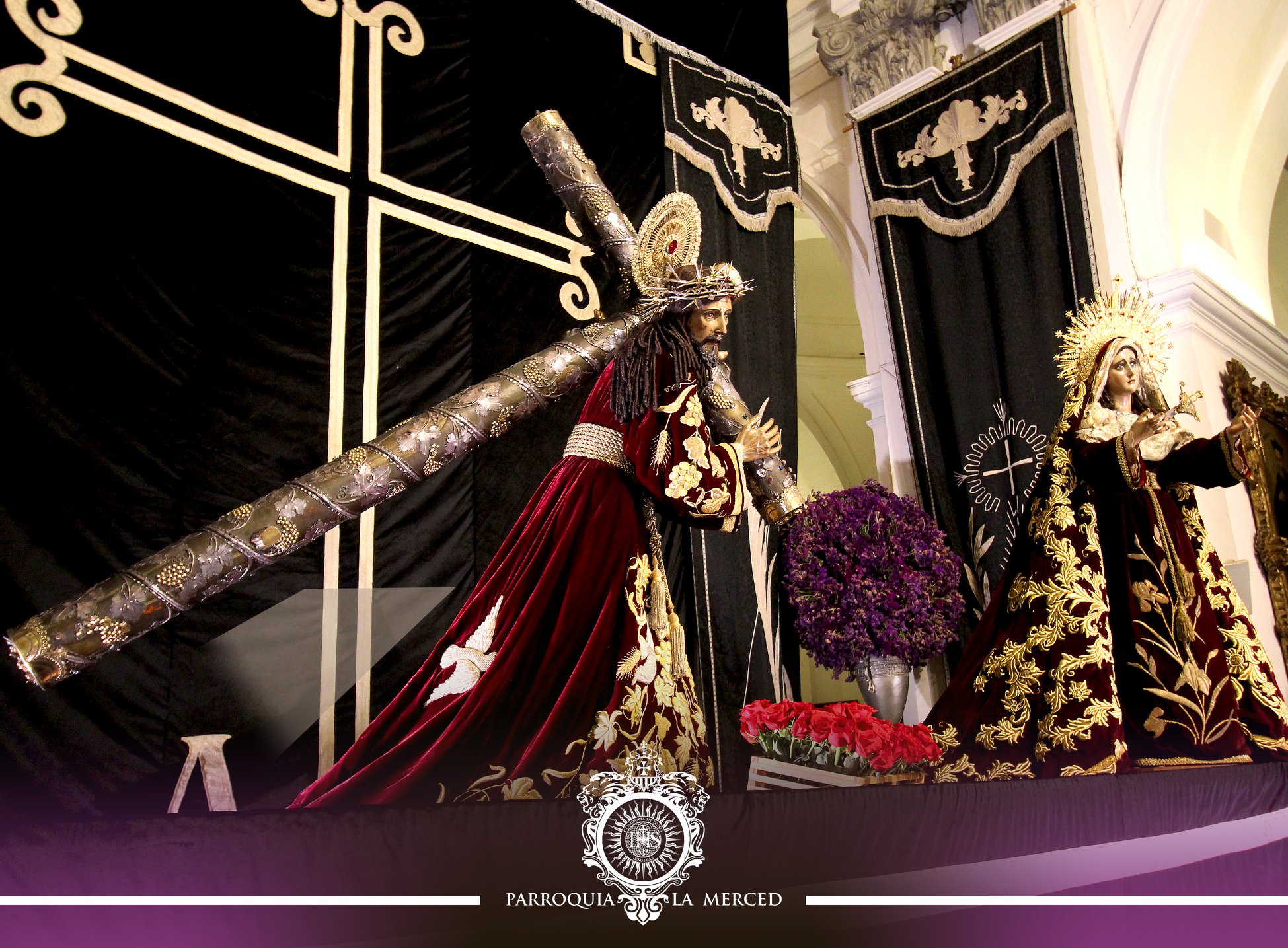 Veneran a nazarenos de La Reseña y del Perdón este Martes Santo
