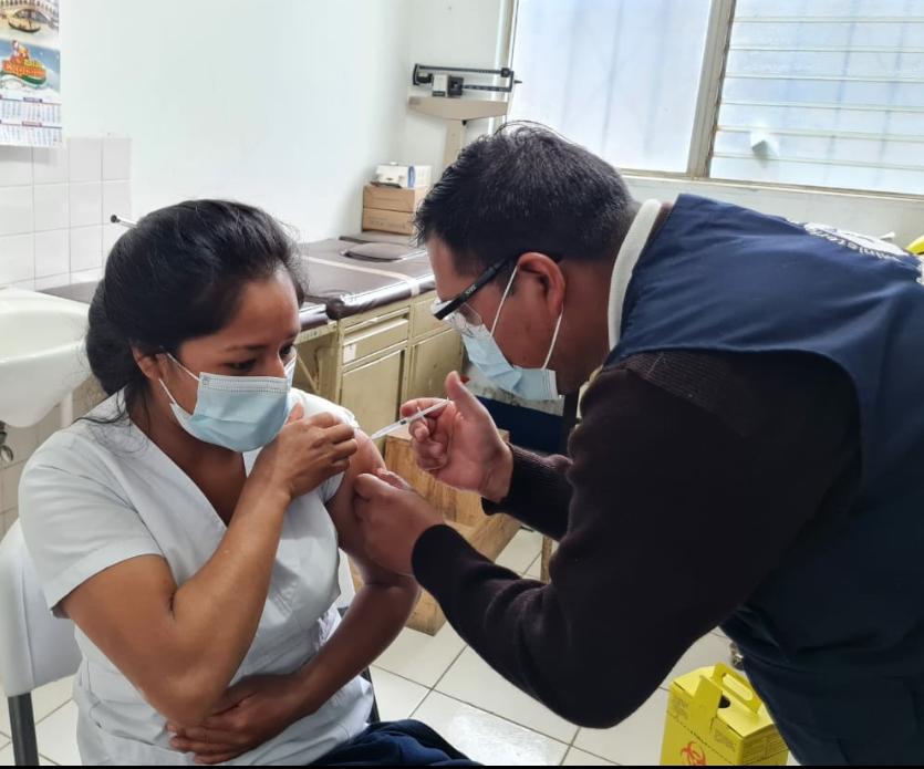 Jornada de vacunación contra el coronavirus