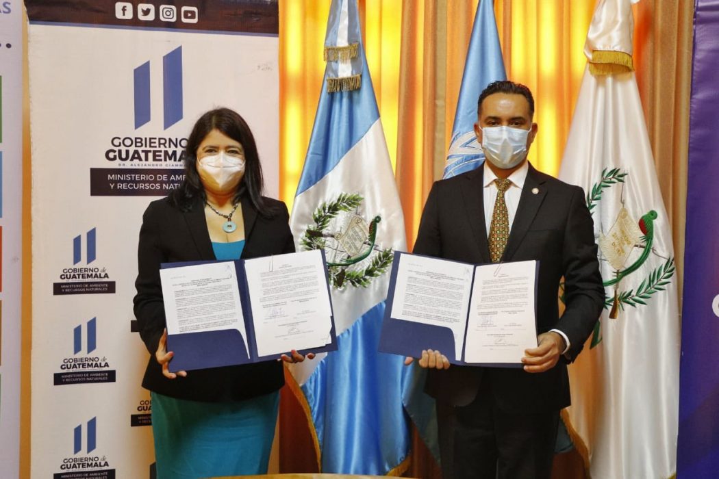 Firman convenio interinstitucional para impulsar agenda ambiental en Guatemala