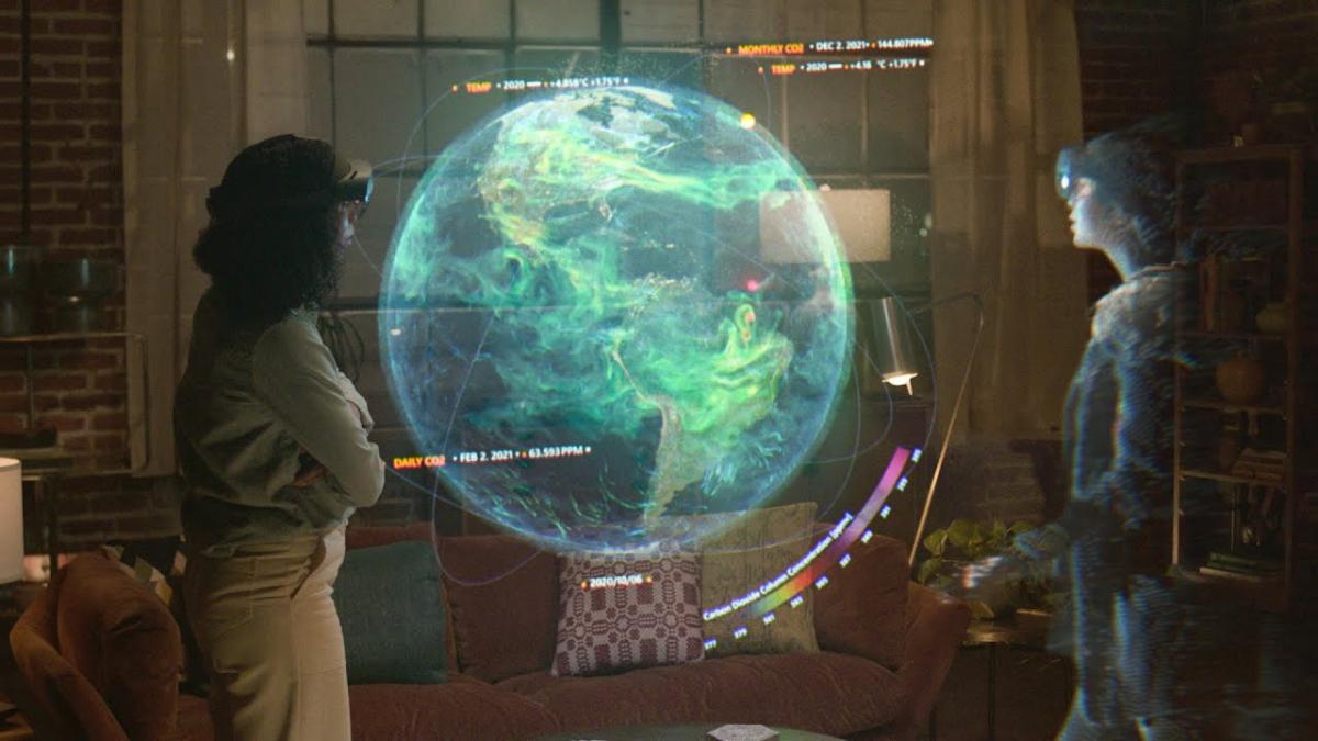 Las reuniones mediante hologramas de Microsoft