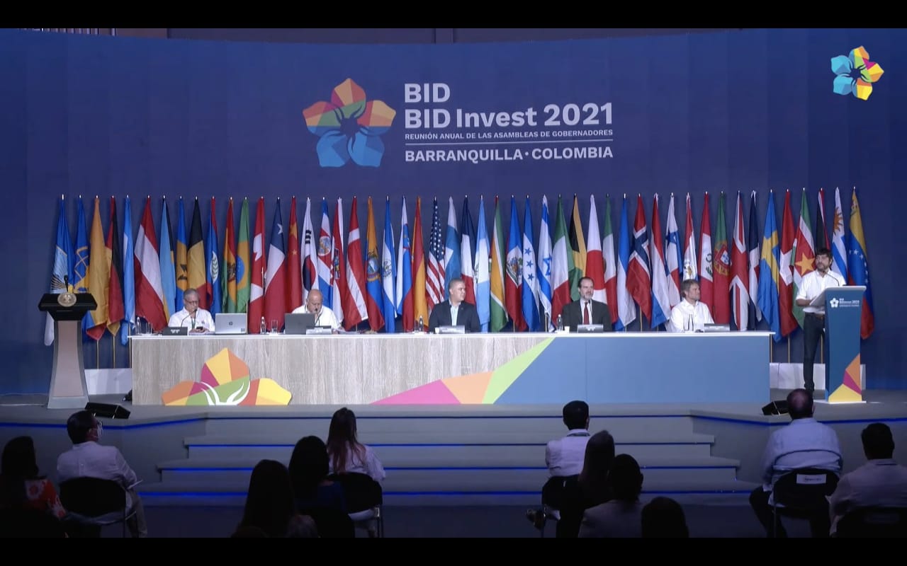 Reunión Anual de Gobernadores del BID presenta propuestas de recuperación económica e inclusión en América Latina./foto: Minfin.
