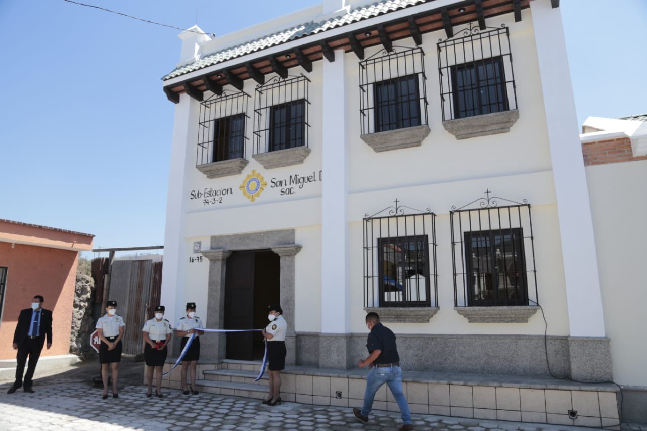 Nueva subestación mejorará el trabajo policial en San Miguel Dueñas