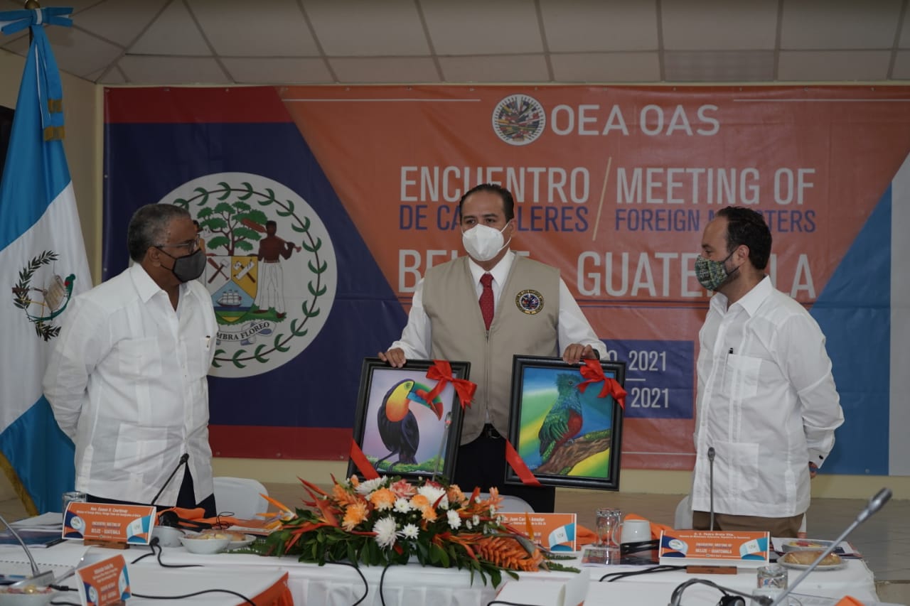 Realizan primer encuentro entre cancilleres de Guatemala y Belice