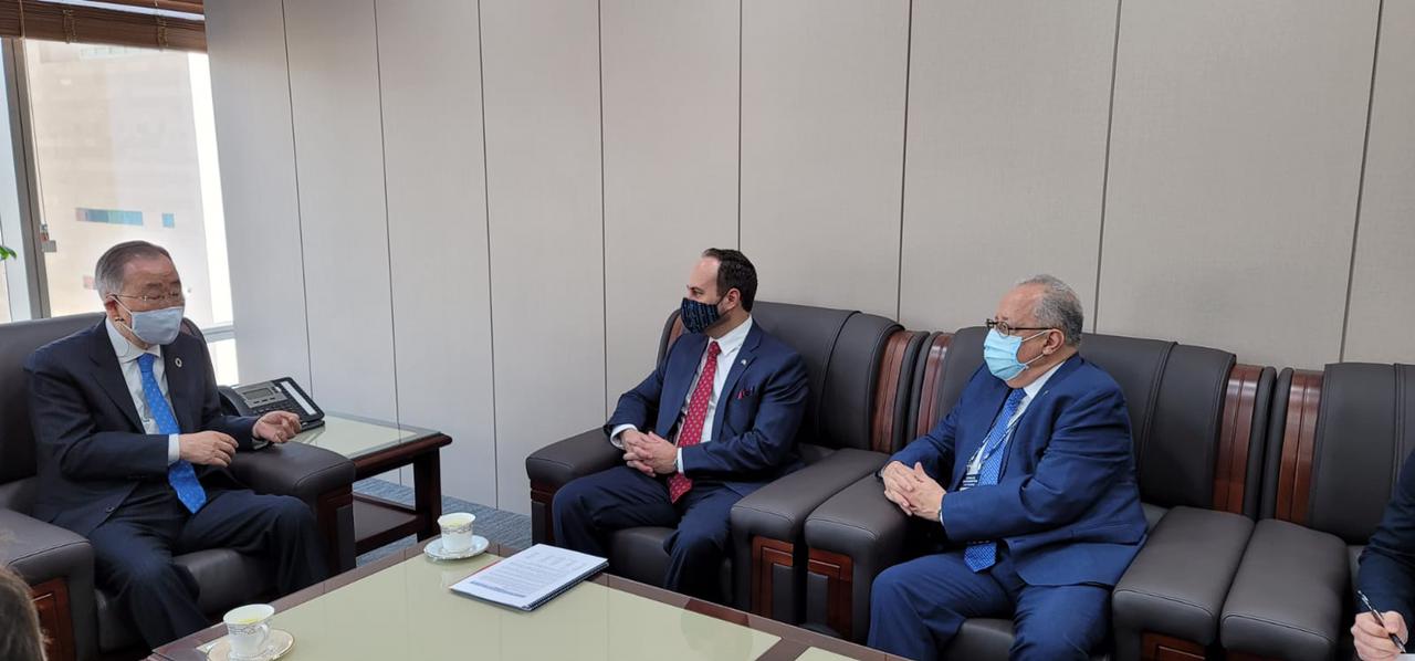 Reunión del canciller Pedro Brolo con Ban Ki-moon