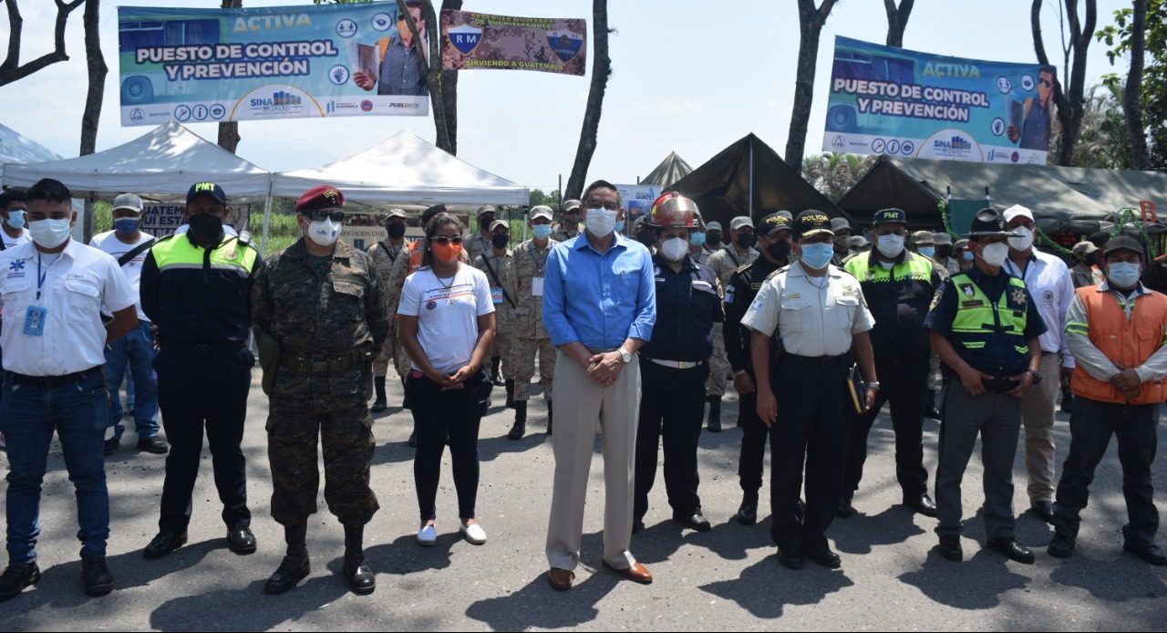 Activan puesto de control y prevención en San Antonio Suchitepéquez