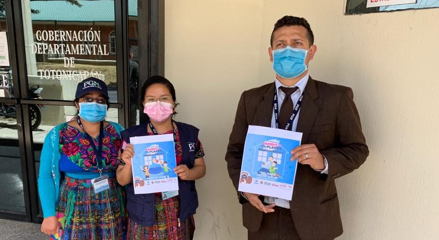 “Cambio de planes, quédate en casa”, la campaña que se impulsa en Totonicapán