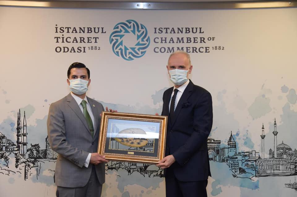 Embajador guatemalteco visita Cámara de Comercio de Estambul