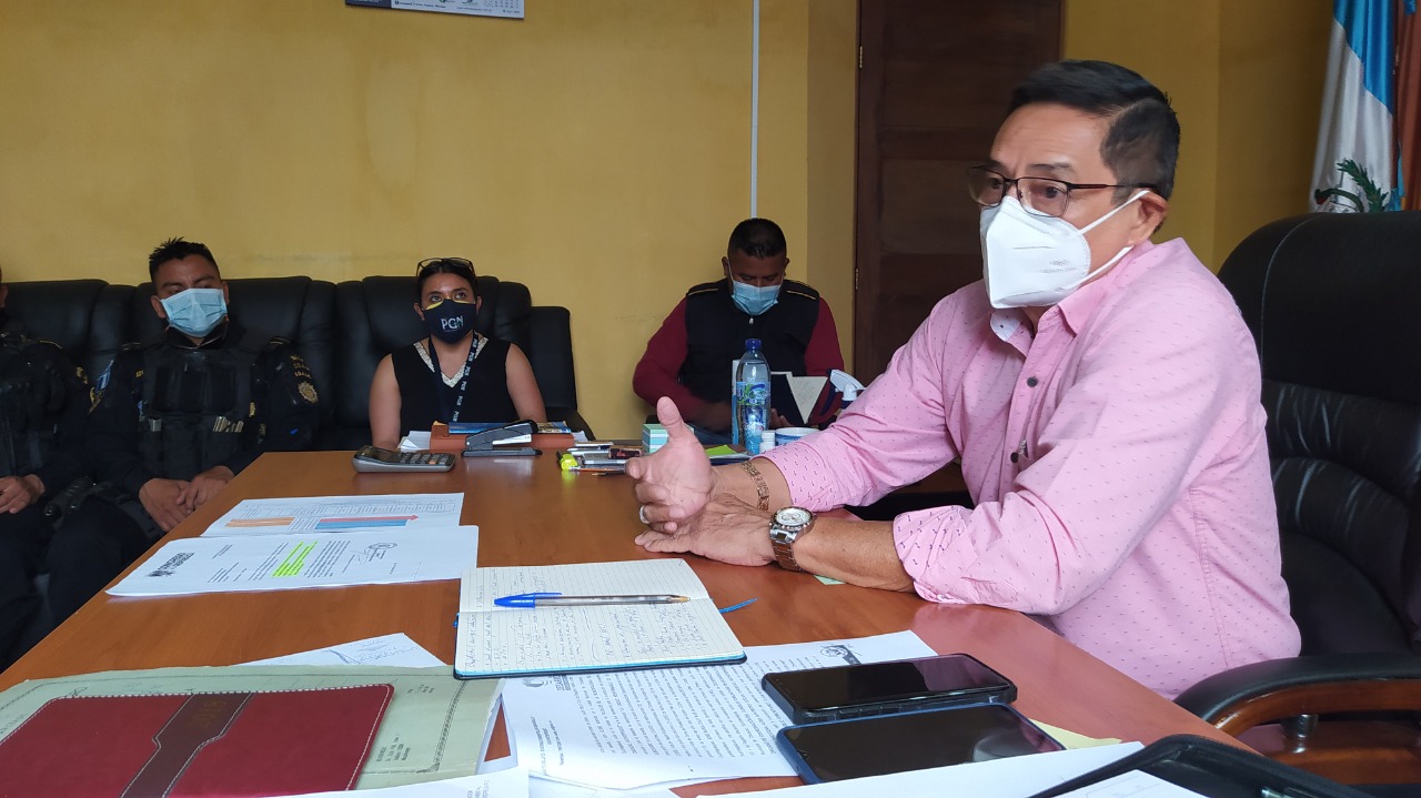 Coordinación interinstitucional para fortalecer la seguridad en Suchitepéquez