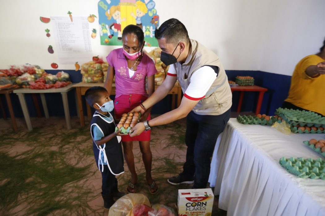 Se realiza tercera entrega de alimentos a niñez atendida en CADI