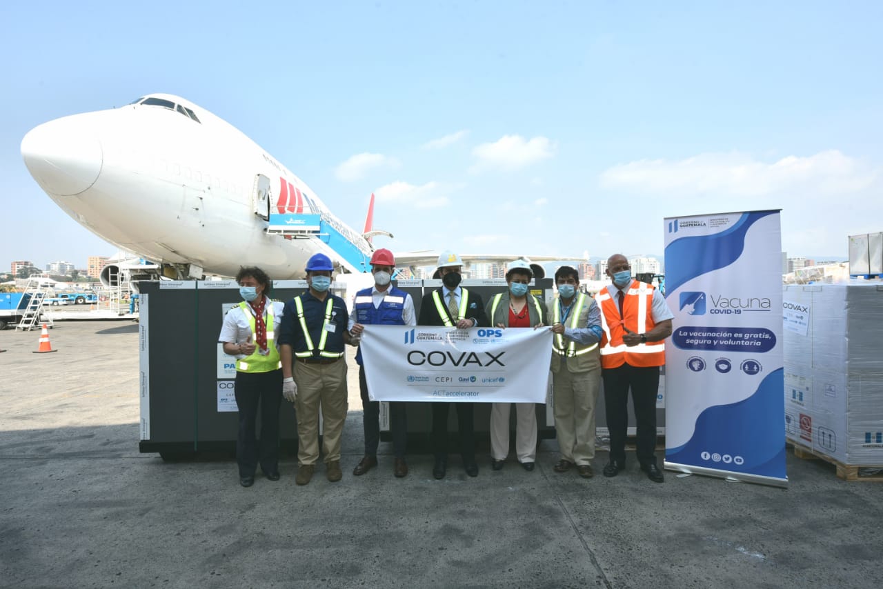 Avión con vacunas de Astrazeneca Jarbin Yelmo
