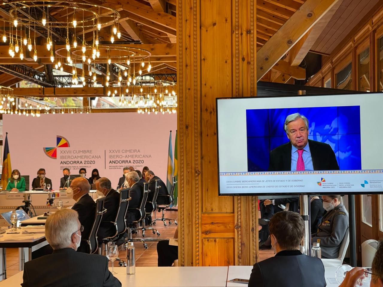 Comienza XXVII Cumbre Iberoamericana con llamado a acceso universal a vacunas contra COVID-19