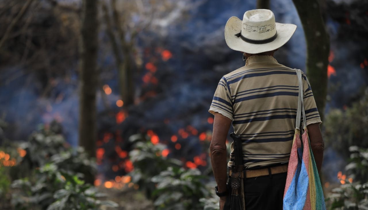 Conozca los flujos de lava activos del volcán de Pacaya