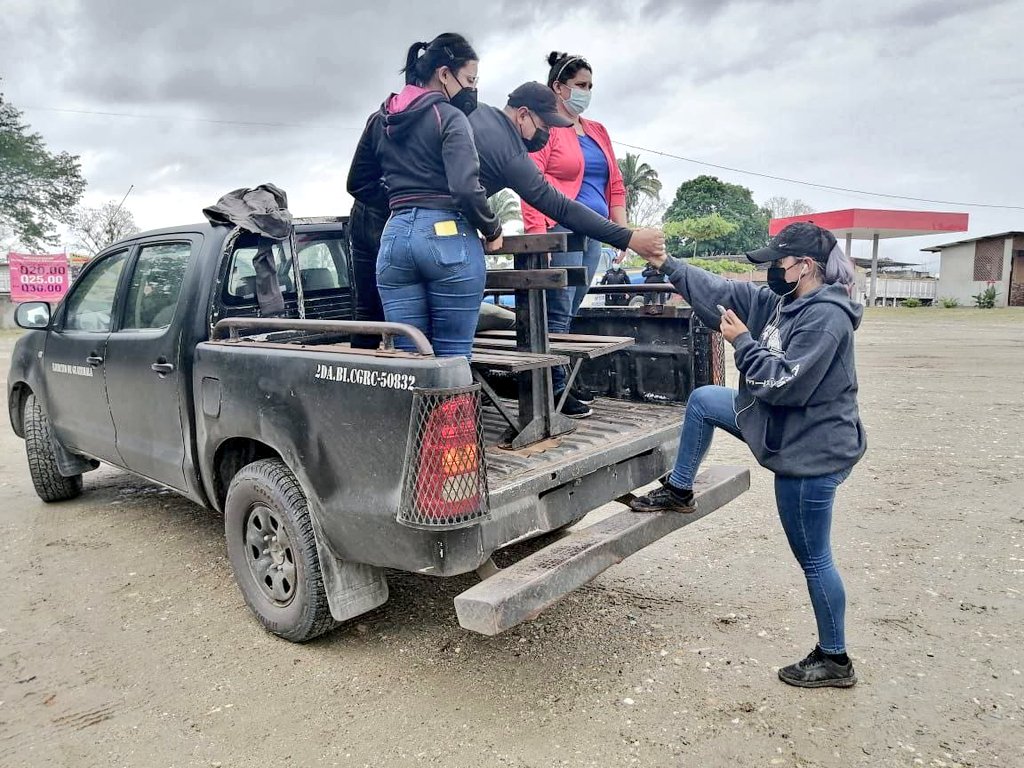 Fuerzas de seguridad mantienen acciones para atender a grupos de migrantes