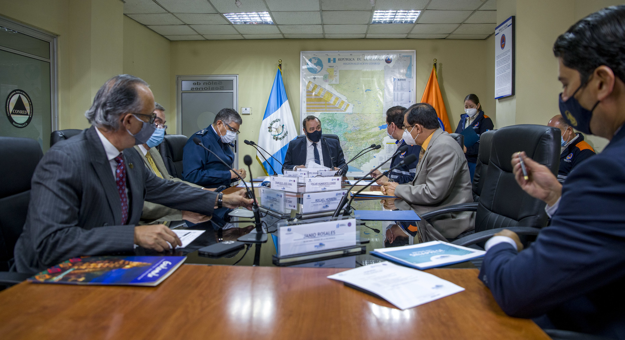 Presidente Giammattei participa en presentación de resultados del Sinaprese 2021