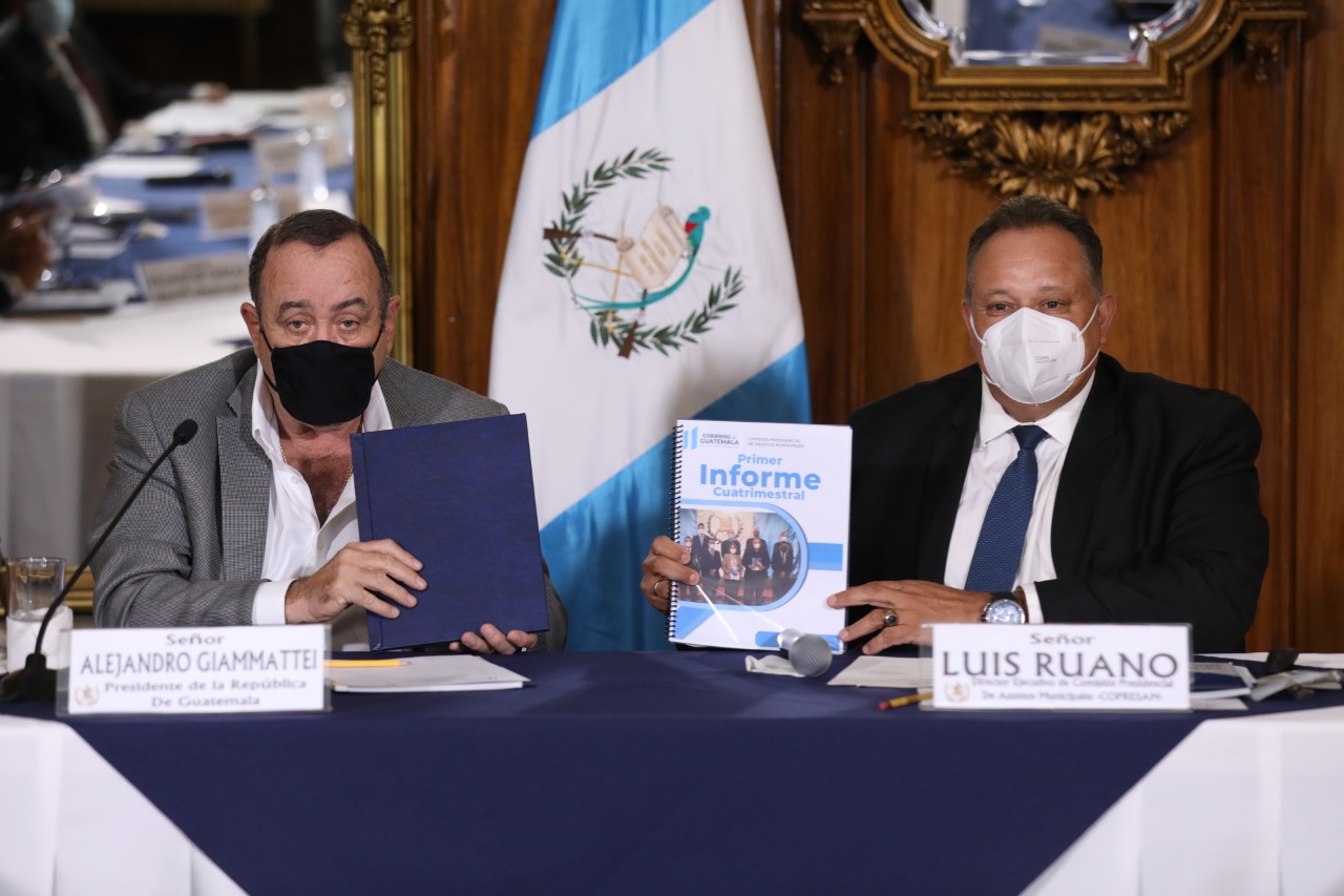 Copresam presenta al Ejecutivo primer informe de labores 2021