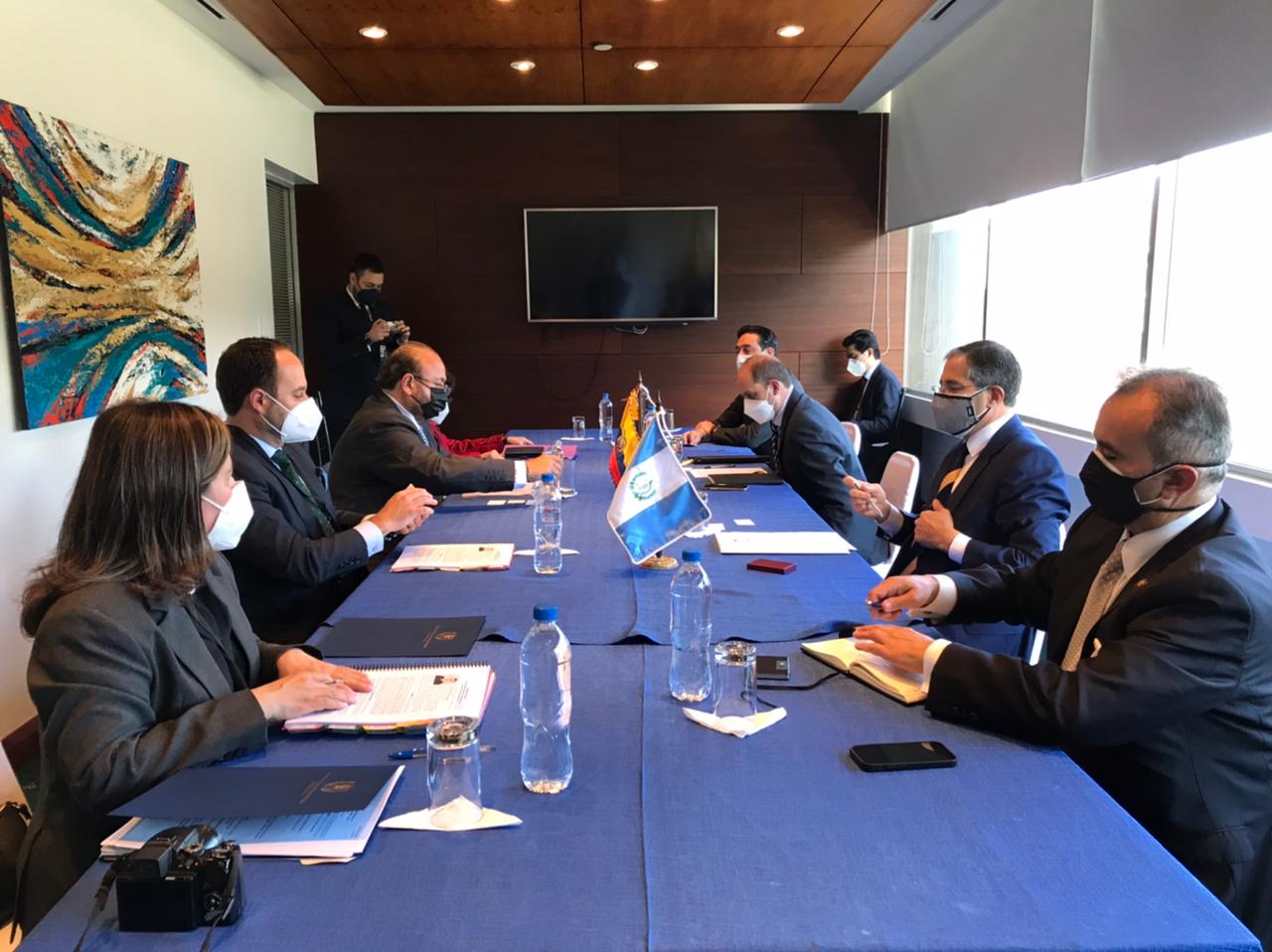 Canciller de Guatemala sostiene reuniones con sus homólogos de Ecuador y Costa Rica