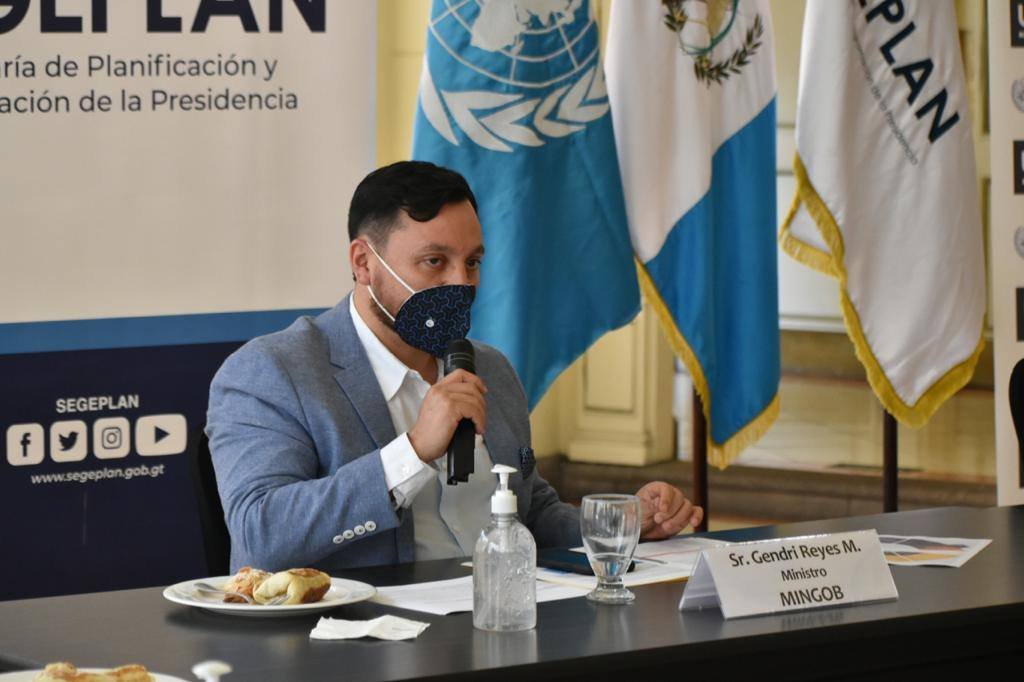 Gobernación y Segeplan analizan temas de seguridad en cumplimiento de los ODS