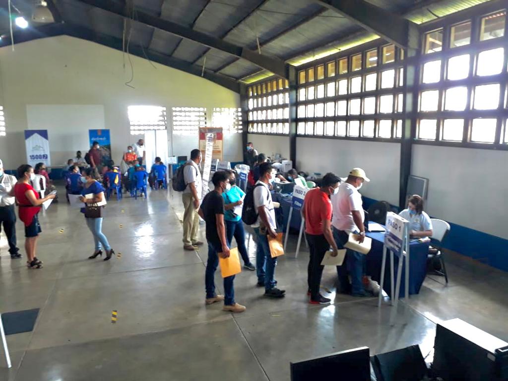 Las jornadas de servicios integrados se realizan bajo medidas sanitarias.