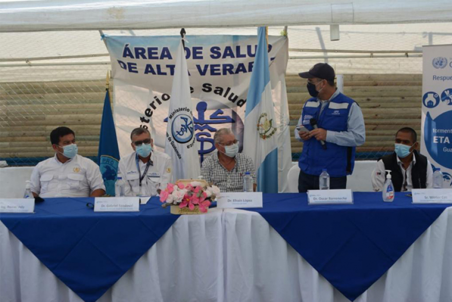 OPS entrega Módulo de Atención de Emergencia Temporal en Alta Verapaz