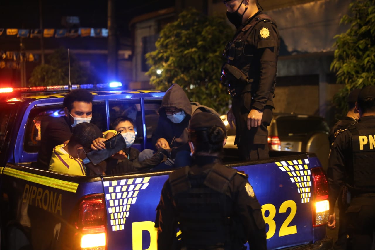 Por incumplimiento de las medidas de bioseguridad la PNC capturó a 171personas.