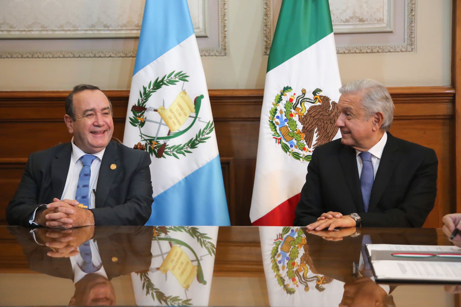 Por invitación del presidente Andrés Manuel López Obrador, el presidente Alejandro Giammattei visitó México el 3 y 4 de mayo.