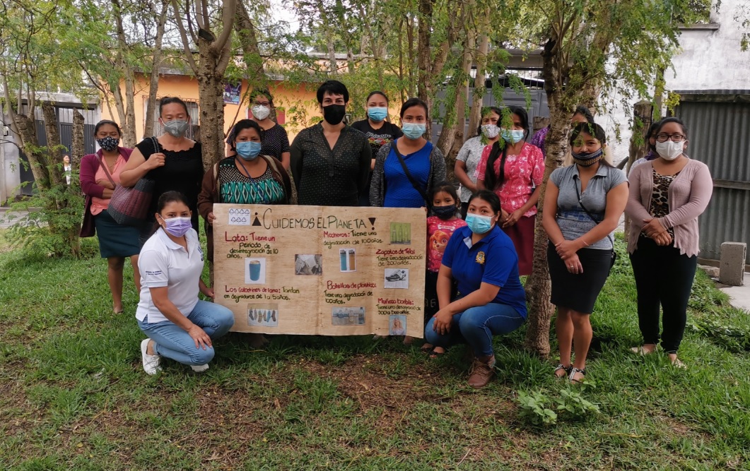 Mujeres, líderes en acciones para contrarrestar la contaminación en Sacatepéquez