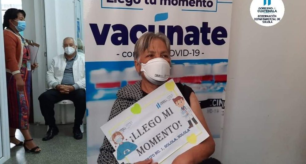 Así se desarrolla segunda fase de vacunación contra el COVID-19 en Sololá