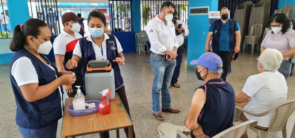 Chiquimula reporta la aplicación de más de 4 mil dosis contra el COVID-19