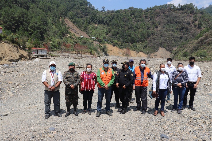 Autoridades de Huehuetenango mantienen acciones de apoyo en Mixlaj
