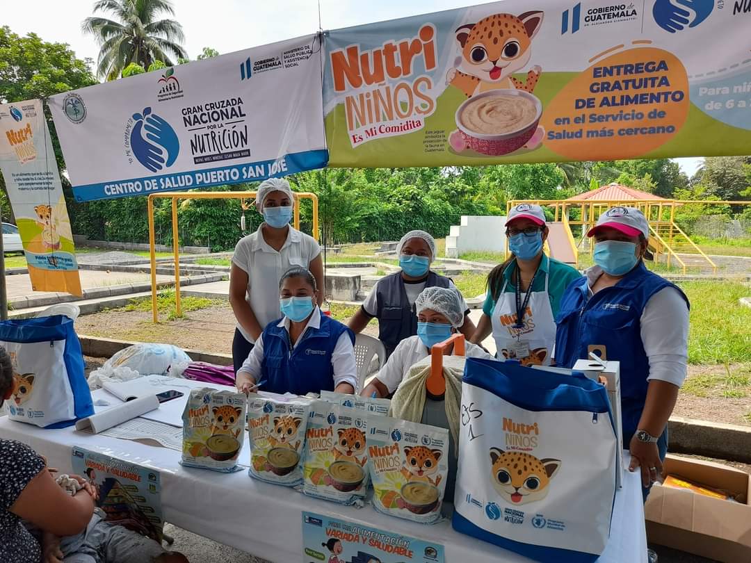 Avanza nueva entrega de alimento complementario fortificado en Escuintla