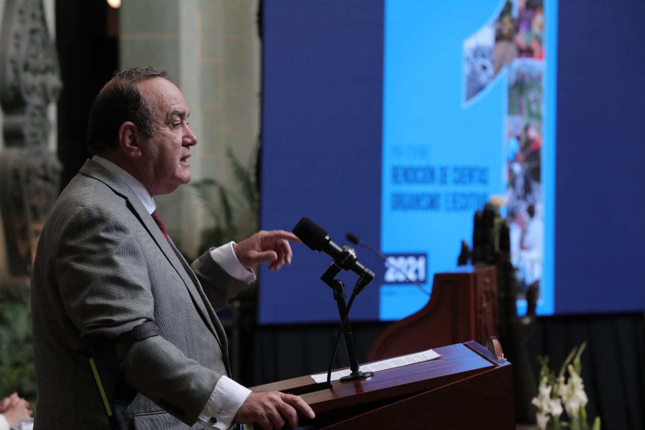 Organismo Ejecutivo presenta por primera vez informe cuatrimestral de labores
