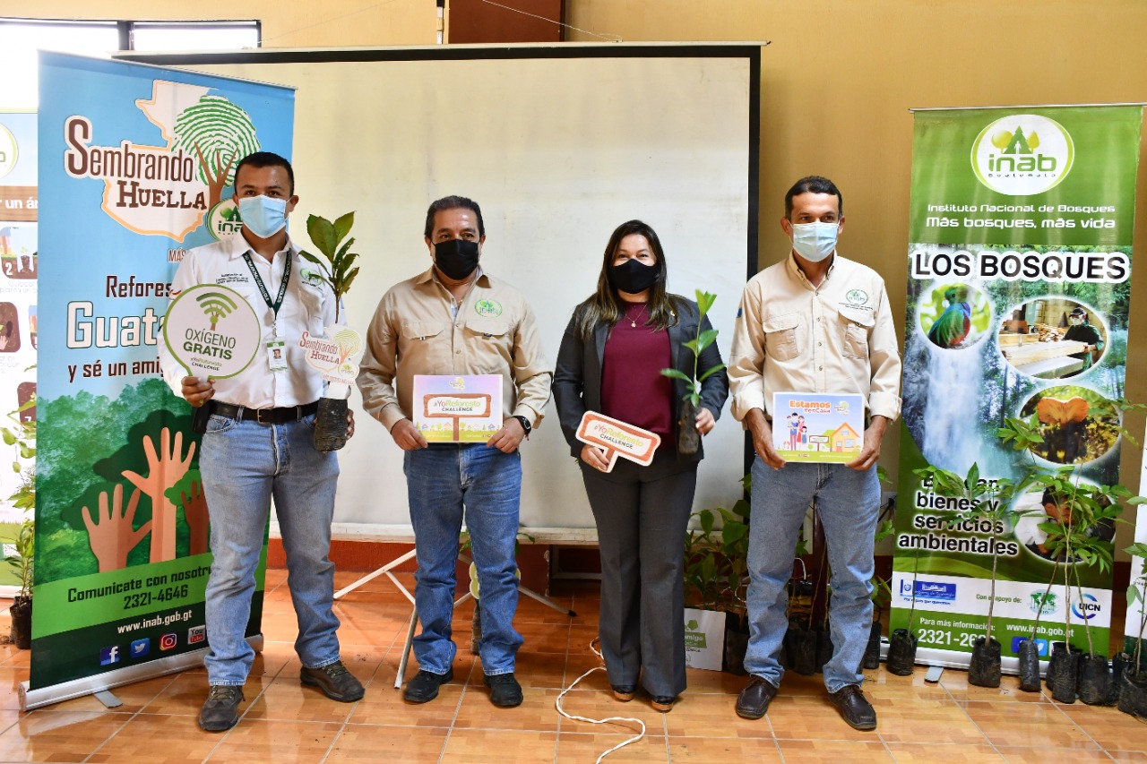 Lanzan Sembrando Huella y #YoReforestoChallenge2021 en Baja Verapaz