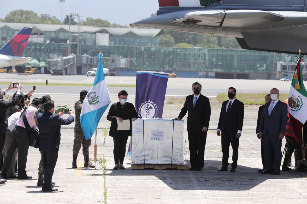Guatemala agradece a México donación de vacunas contra el COVID-19