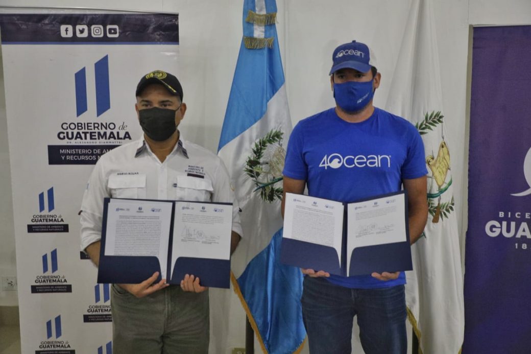 En qué consiste el convenio entre el MARN y la organización 4Ocean
