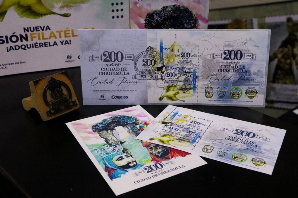 Dedican emisión postal al bicentenario de ciudad de Chiquimula