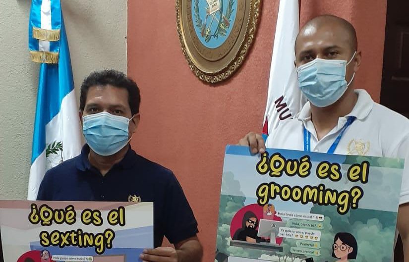 Autoridades de Jutiapa promueven campaña contra el ciberacoso