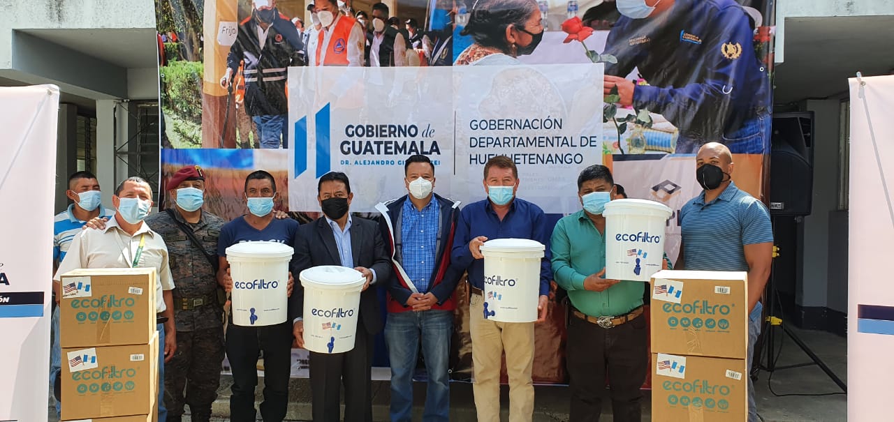 Donación de ecofiltros beneficia a más de mil familias en Huehuetenango