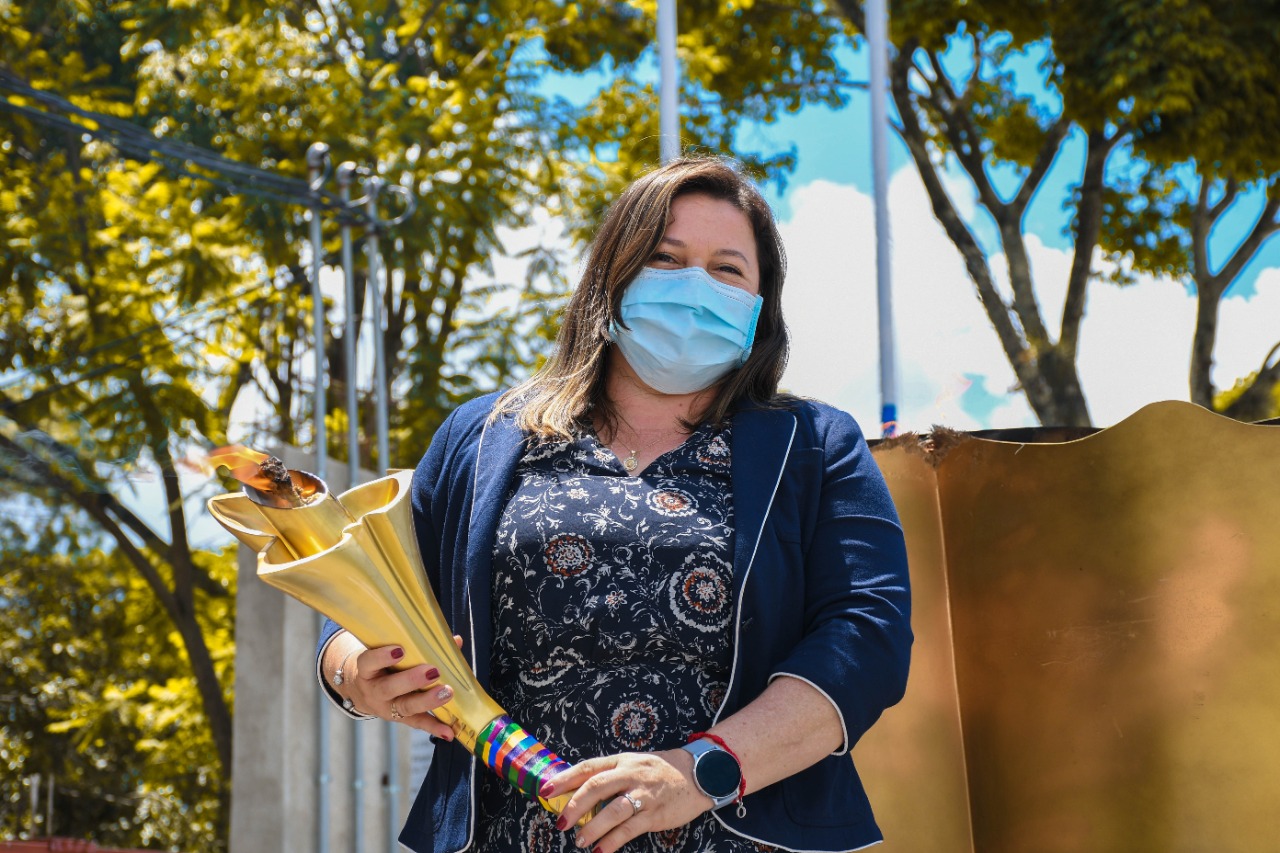 Antorcha del Bicentenario llega a Baja Verapaz