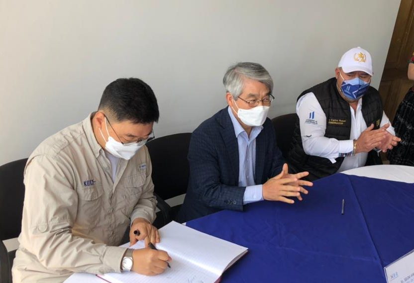 Embajador de Corea visita Chimaltenango