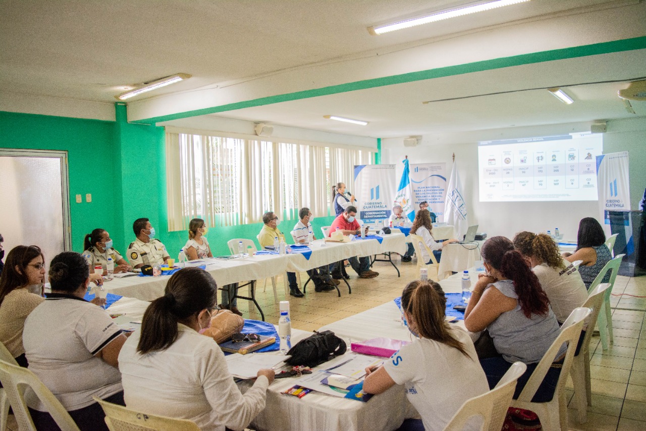 Conforman la red departamental integrada SVET en El Progreso