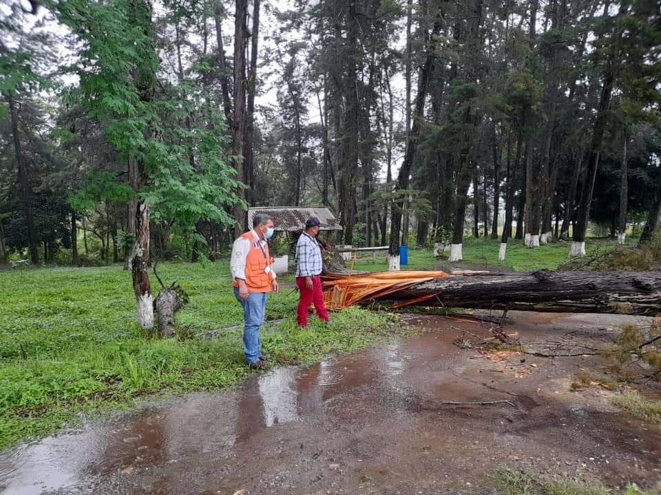 Conred verifica daños y situaciones de riesgo por las lluvias en Santa Rosa