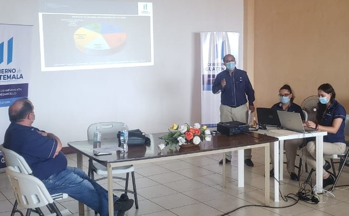 Autoridades de Jutiapa revisan inversión presupuestaria de 2022