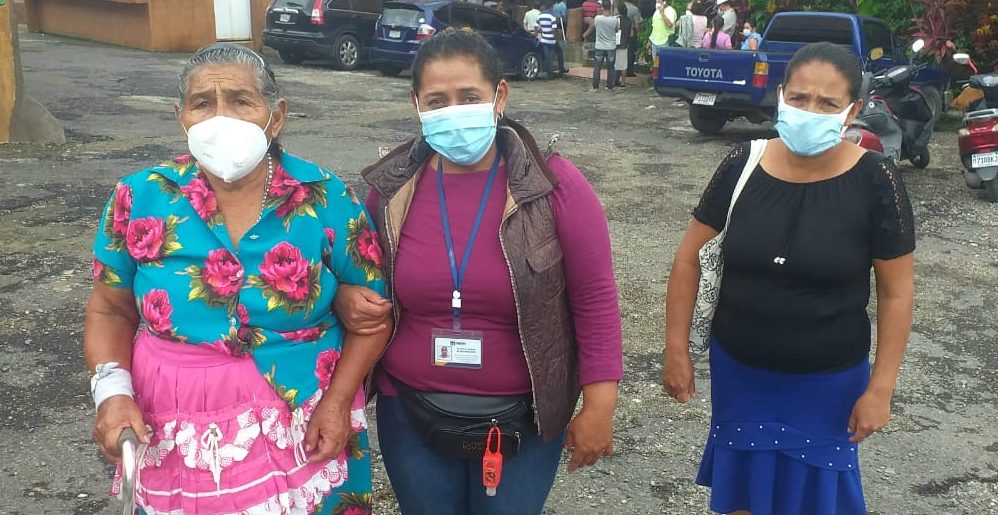 Verifican jornada de vacunación contra el COVID-19 en Jutiapa
