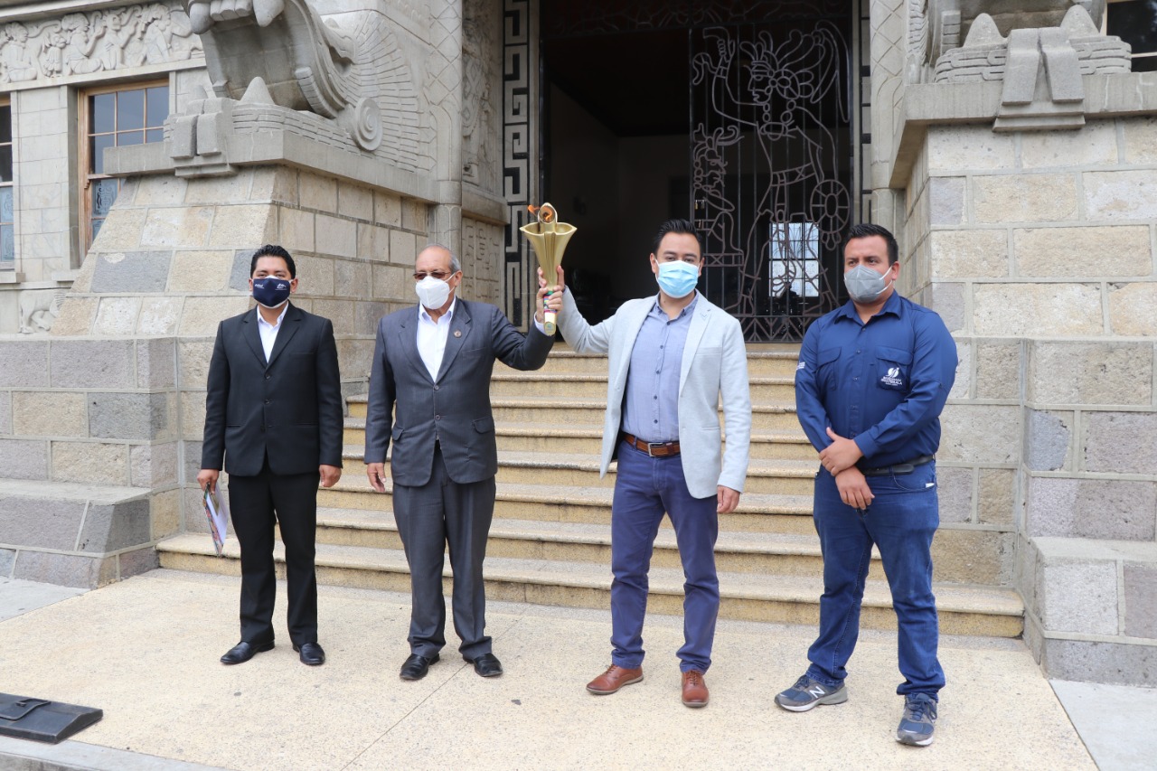 Antorcha Bicentenario llega a San Marcos