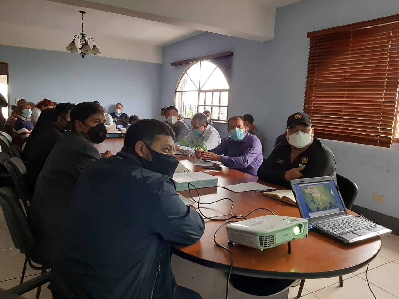 Autoridades median en conflicto social en Chimaltenango
