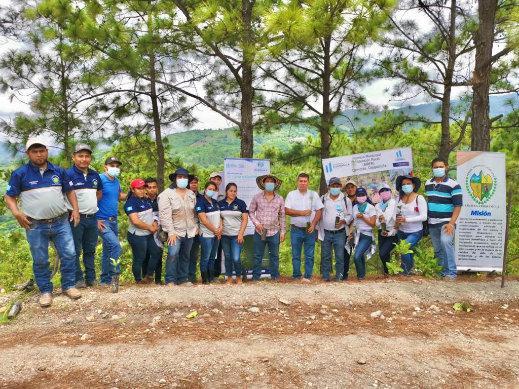 MARN apoya reforestación en Camotán
