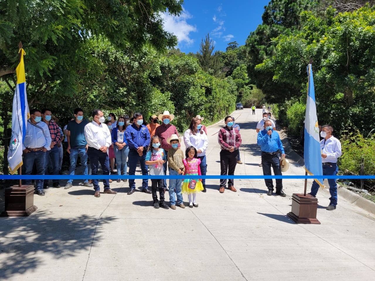 Inauguran caminos rurales que benefician a los vecinos de Pachalum