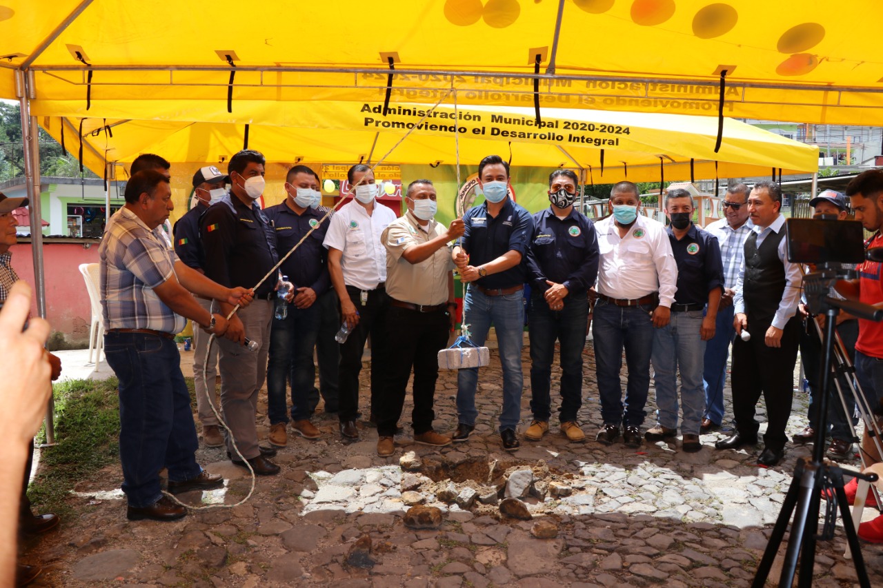 Comienza mejora de caminos en comunidades de San Pablo, San Marcos